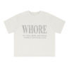 WHORE TEE OFF-WHITE