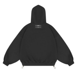 FLIES 600GSM HOODIE BLACK