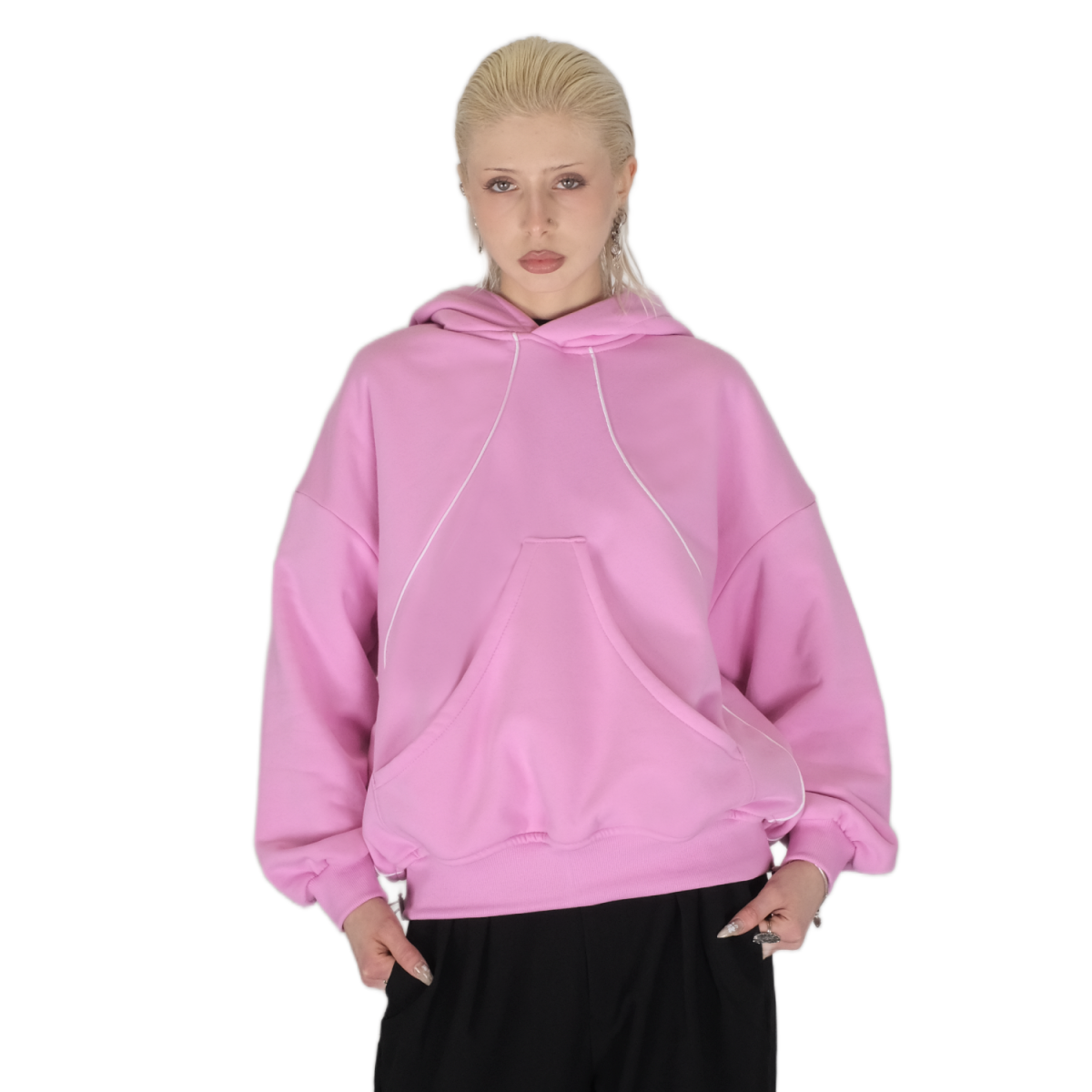 HELIX HOODIE BABY PINK