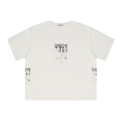 GIRL AND GUN TEE OFF-WHITE