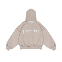 LOGO HOODIE BEIGE
