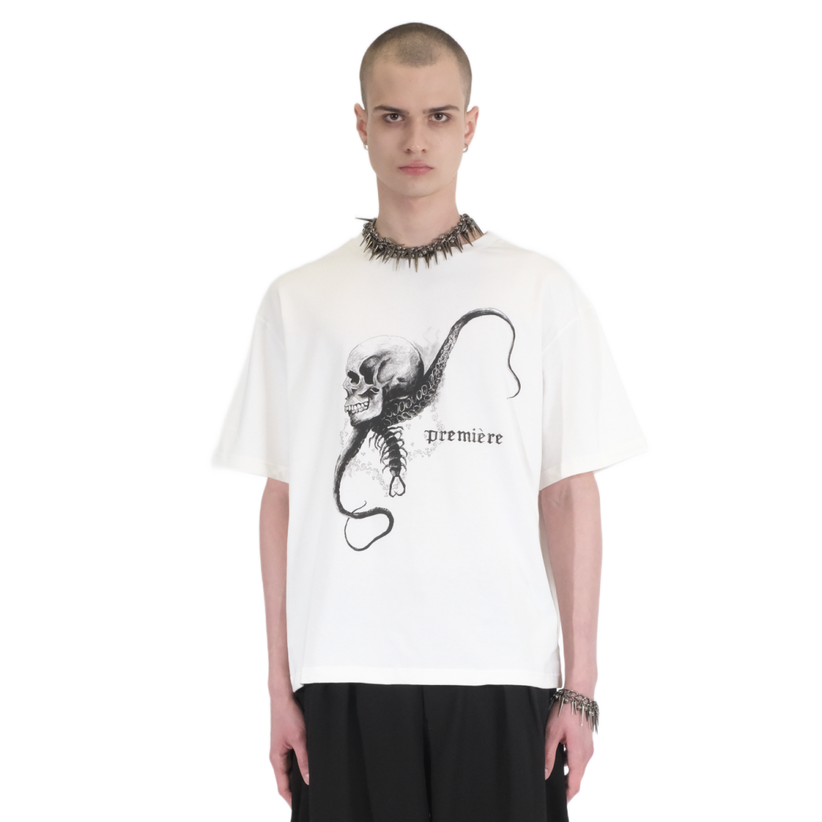 SKULL TEE OFF-WHITE