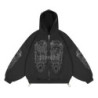 ANGEL ZIP HOODIE BLACK