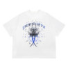 X CRYSTALS TEE OFF-WHITE