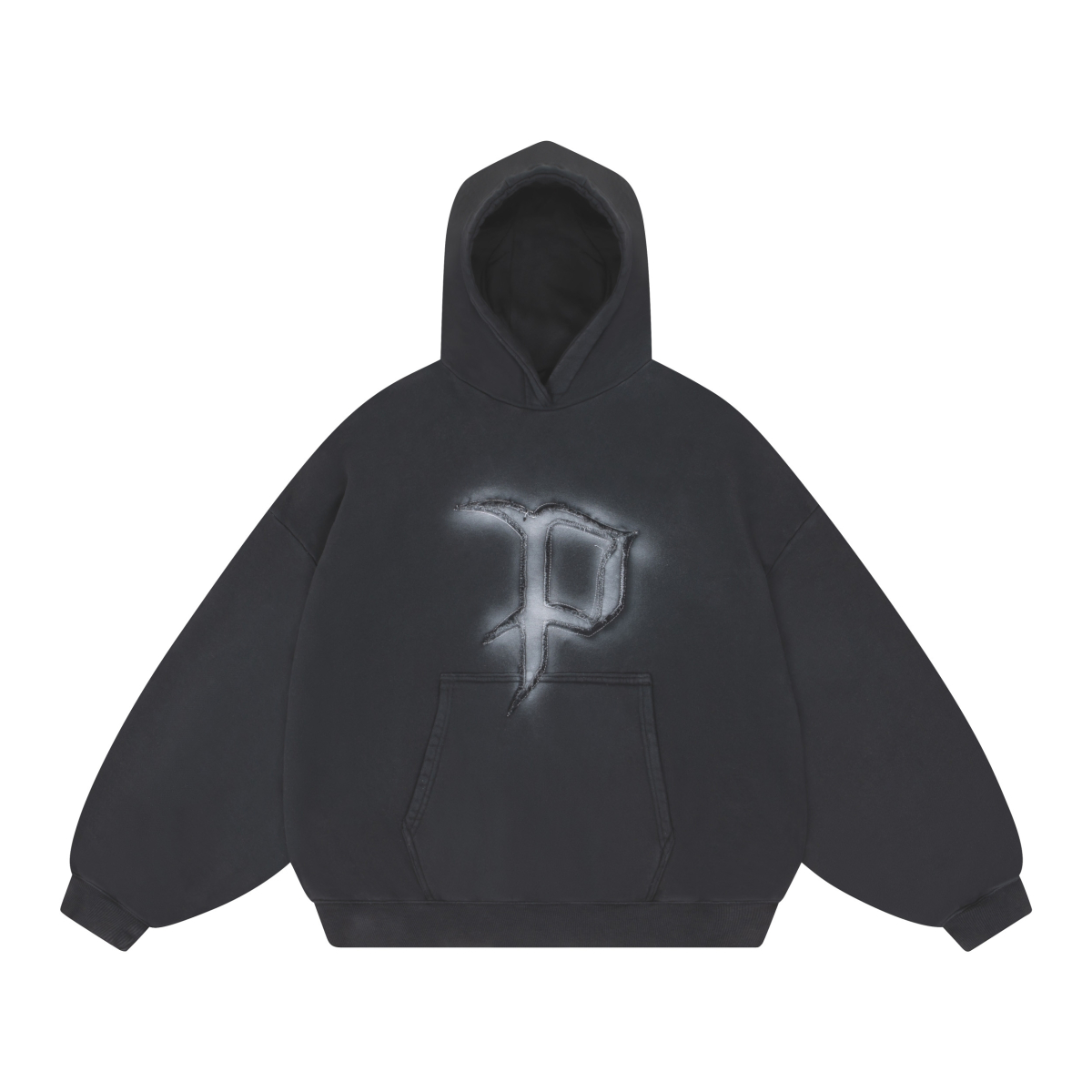 BIG P HOODIE BLACK
