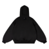 WIDE CUT BASIC HOODIE BLACK