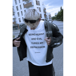 DEPRESSION TEE WHITE