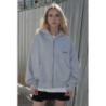 BASIC ZIP HOODIE GREY