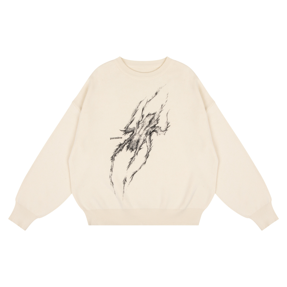 SPIDER KNIT CREAMY
