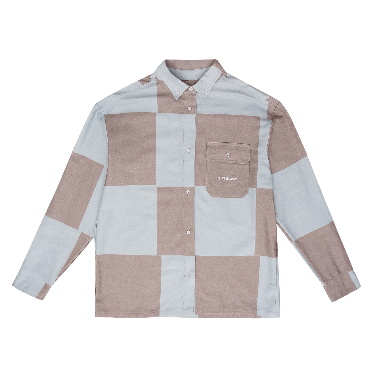 PANED SHIRT PEARL BLUE