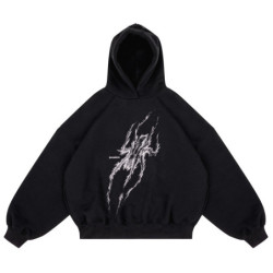 SPIDER HOODIE BLACK