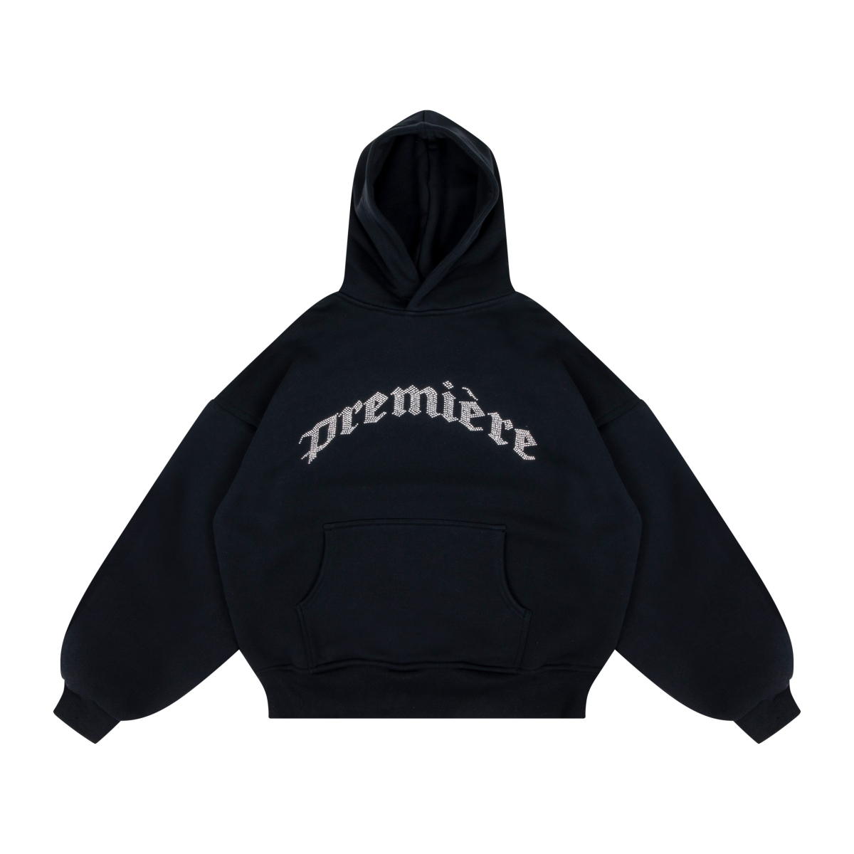 SPARKLE HOODIE BLACK