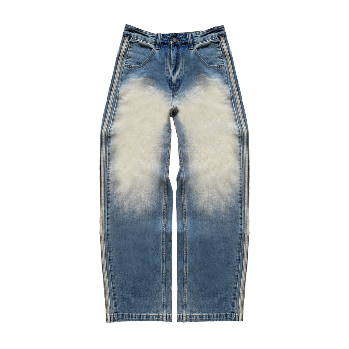 STRIPE JEANS REGULAR FIT