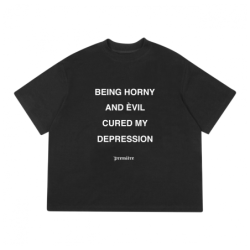 DEPRESSION TEE BLACK