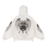 BAT 600GSM HOODIE OFF-WHITE