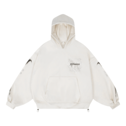BAT 600GSM HOODIE OFF-WHITE