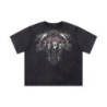 GOTHIC TEE WASHED BLACK