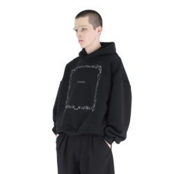 FRAME HOODIE BLACK