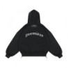 SPARKLE ZIP HOODIE BLACK