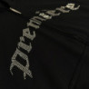 SPARKLE ZIP HOODIE BLACK