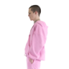 HELIX ZIP HOODIE BABY PINK