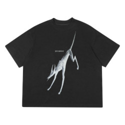 GREYHOUND TEE BLACK