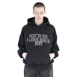 JESUS HOODIE BLACK