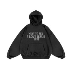 JESUS HOODIE BLACK