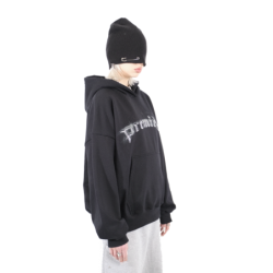 FRONT LINE HOODIE BLACK