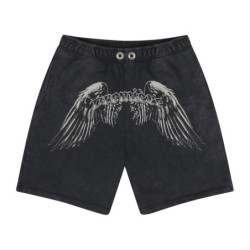 GOTHIC SHORTS WASHED BLACK