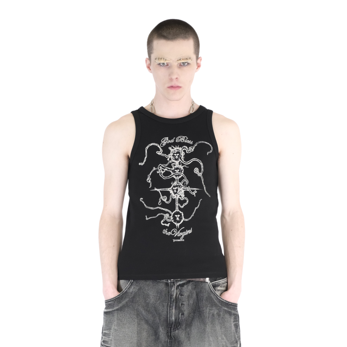VIRGIN TANK TOP BLACK