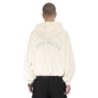 SPARKLE ZIP HOODIE CREAMY